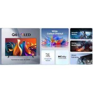 Hisense 55 Inch TV 4K QLED Q6 Series 55Q6N