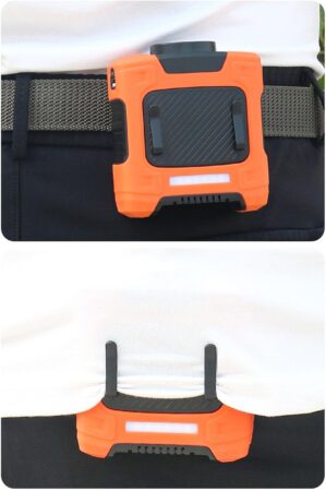 Outdoor Portable Waist Fan, 10000 mAh Clip Belt Fan with Power Bank Function