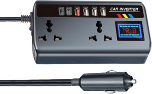 Vehicle Powers Inverter | Inverter Car Converter To Outlet Plug | 12V To 240V Interchangeable