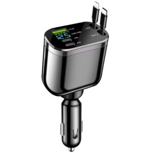 M4 5in1 Car Charger, 66W Fast Charging