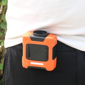 Outdoor Portable Waist Fan, 10000 mAh Clip Belt Fan with Power Bank Function